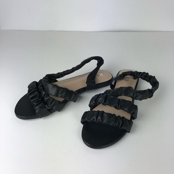 Raid Adorned Flat Sandal in Black/Tan. Size: 39 (8US) - NWT/NIB. - Picture 3 of 12